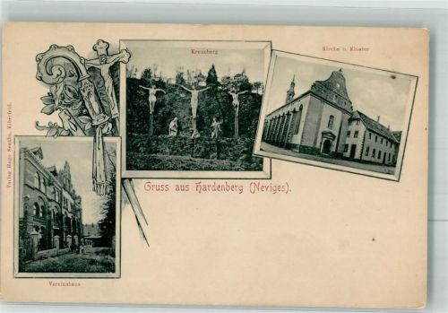 42549 W5620 Neviges - Vereinshaus Kreuzberg Kirche u. Kloster Hardenberg