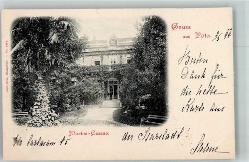 Pula 1899 Marine Casino Adelskorrespondens