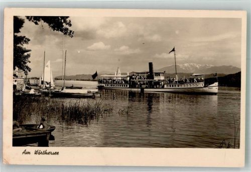 Maria Wörth 1941 Wörthersee Dampfschiff