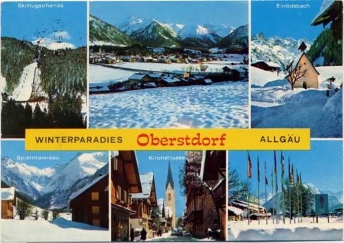 1981 Oberstdorf, 6 Ansichten,H. Bockelmann AKU1
