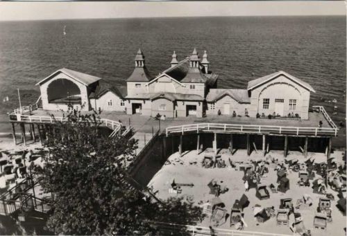 18586 O2356 Ostseebad Sellin 1977 - Sellin, Seebrücke,Planet Verlag AKU1
