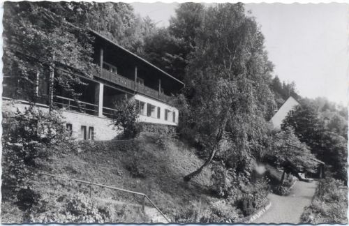 95460 W8582 Bad Berneck 1958 - Bad Berneck: Gebäude, Haus,Agfa AKU1