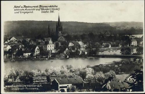 um 1930 wrder: a.H., Inselstadt, Ansicht,Max O´Brien & Co AKU1