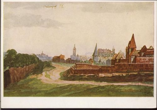 um 1950-60 Nürnberg, -Spittlertor-,J. A. Steins Kunsthandlung in Nürnberg,sign. Dürer