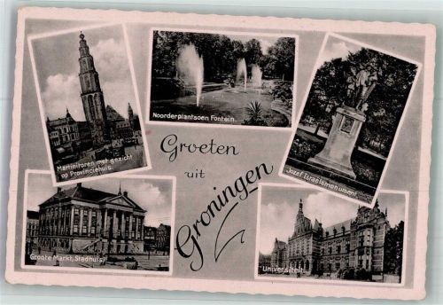 Groningen 1941 Denkmal Jozef Israel Universität Rathaus