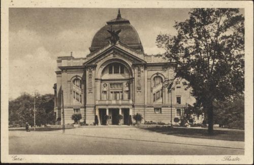 um 1920-30 Gera, Theater/theatre,Ortsgruppe Gera