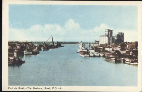 um 1930/40 Sorel, Hafen (harbour), Canada