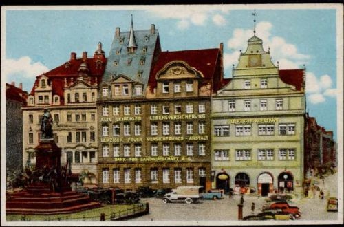 um 1940/50 Leipzig, Markt,Fr. Lindner