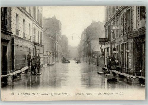 Paris Hochwasser 1910 Rue Marjolin