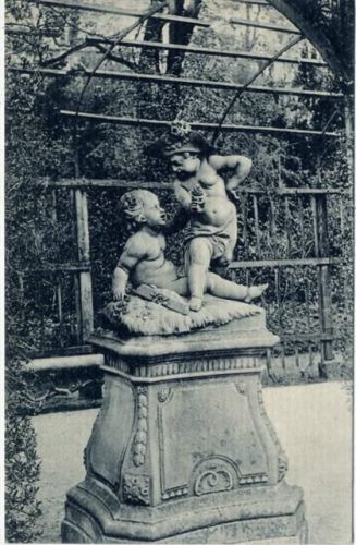 1905 Würzburg, Kindergruppe, kgl. Hofgarten,Dr. Trenkler & Co