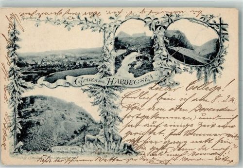 Hardegsen 1897 Espoldefall Weperdurchbruch Huensche Burg