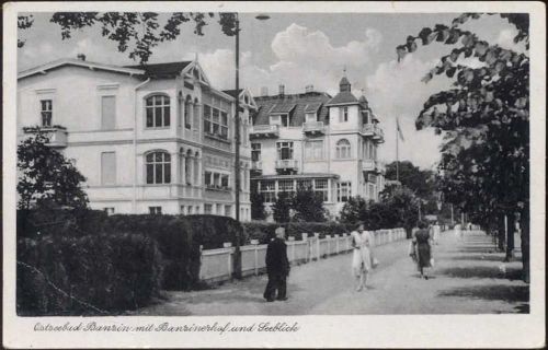 17429 O2253 Seebad Bansin um 1956 - Seebad Bansin, Bansinerhof,Bruno Scholz AKU1