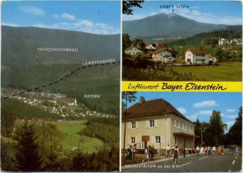 1977 Bayerisch Eisenstein, Grenze,Josef Brand AKU1