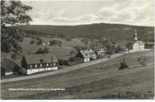 um 1964 Schellerhau, Erzgebirge, Ansicht,W. Kenne AKU1