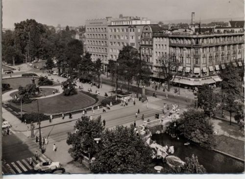 1956 Düsseldorf, Corneliusplatz,August Gunkel