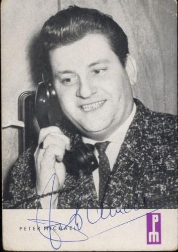 um 1960 Peter Michael, Musiker(), Original-Autogramm, musician(), original-autograph