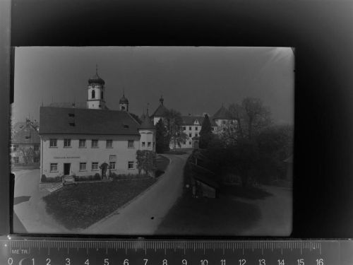 88364 W7962 Wolfegg , Allgäu GLASNEGATIV Fürstliche Hofapotheke