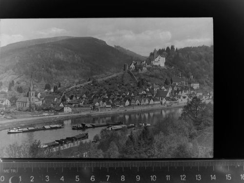 64757 W6932 Langenthal , Odenw GLASNEGATIV Schiffe