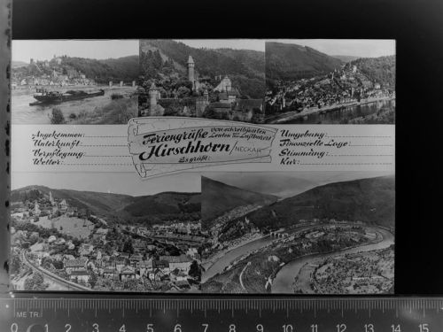 64757 W6932 Langenthal , Odenw GLASNEGATIV Kirschhorn