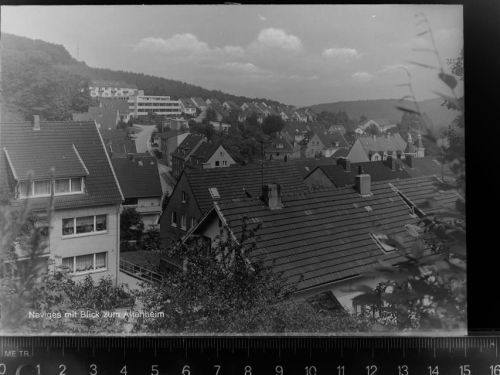 42549 W5620 Neviges GLASNEGATIV Blick zum Altenheim