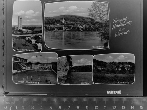 79790 W7897 Kadelburg GLASNEGATIV Mehrfachbildkarte