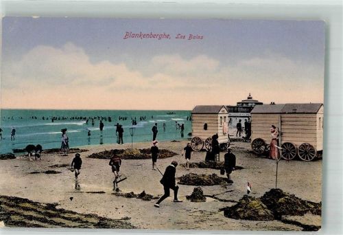 Blankenberghe Schwimmbad Badekarren