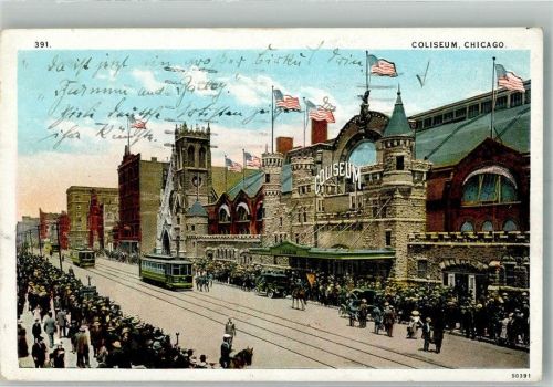 Chicago 1928 Coliseum Straßenbahn