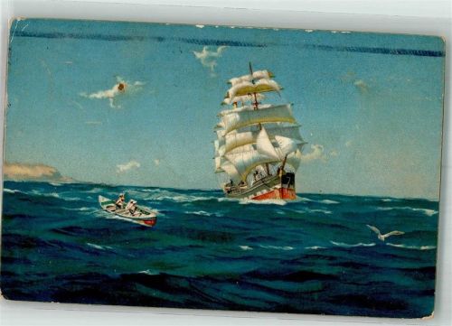 Valparaiso 1913 Segelschiff