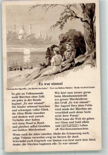 Im Reiche des Indra Text Bolten-Bäckers Musik Paul Lincke