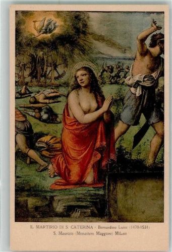 Milano sign. Luini, Bernardino Das Martyrium der heiligen Katherina in der Kirche St. Maurizio