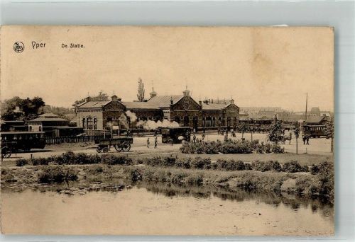 Ypres 1916 Bahnhof Feldpost WK I