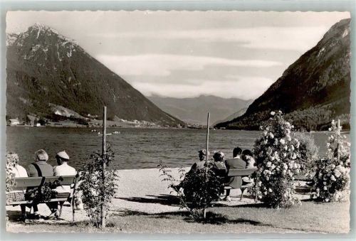 Pertisau Ort handschriftlich Seepromenade Achensee