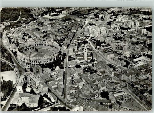 Pula 1957 Fliegeraufnahme
