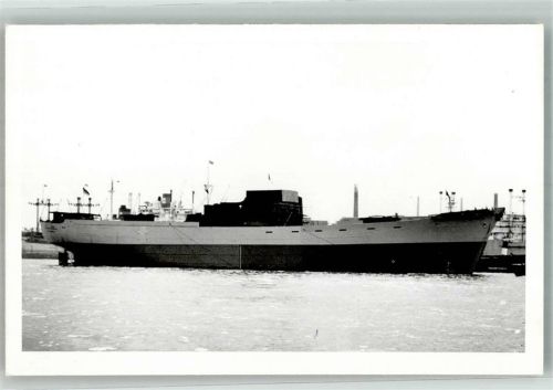 W2000 Hamburg Dampfer Ciudad de Neiva im Rohbau Werft Foto AK