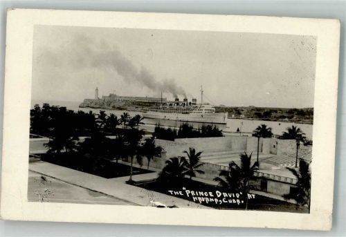 Havanna Damfschiff Prnice David am Havana Club Ort handschriftlich