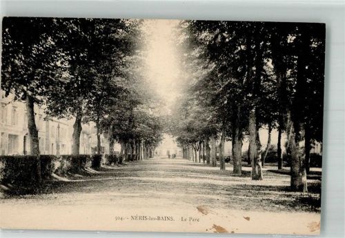 03310 Neris-les-Bains 1928 Foto AK Le Pare