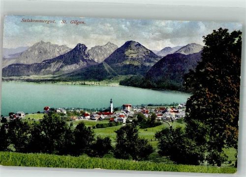 Sankt Gilgen 1912 Photochromiekarte