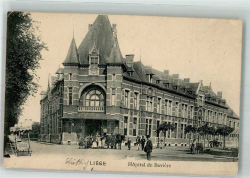 Liege 1914 Krankenhaus Feldpost WK I
