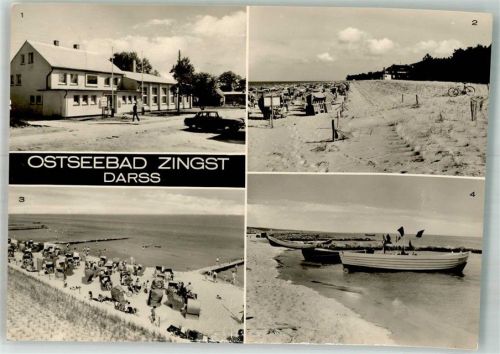 Zingst FDGB-Erholungsheim Stranddistel Dünenhaus am Strand VEB Bild und Heimat