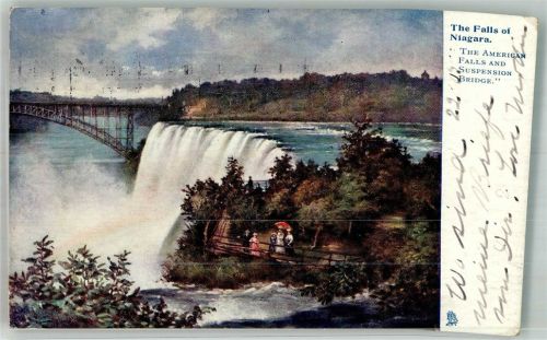 Niagara Falls 1905 Niagarafälle Suspension Bridge