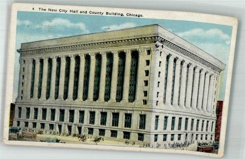 Chicago 1920 The New City Hall and County Building