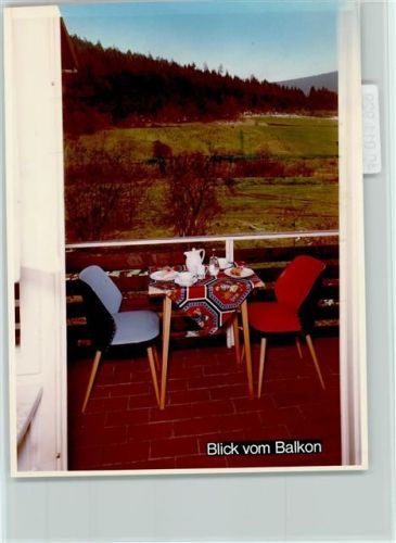 Huzenbach Schwarzwälder Haus Balkon