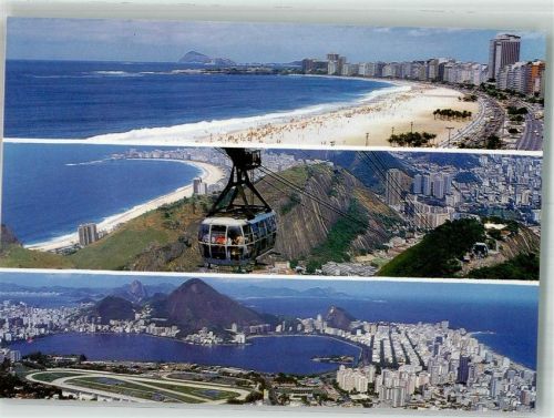 Rio de Janeiro Schwimmbad Copacabana seil Zuckerhut