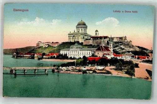 Esztergom An der Donau Feldpost WK I Zensurstempel