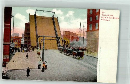 Chicago State Street Jack Knife Bridge