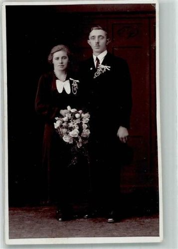 Schärding Innere Stadt 1938 Brautpaar Ort lt. Fotograf