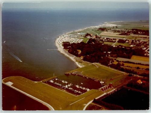 Dangast Luftaufnahme Hafen