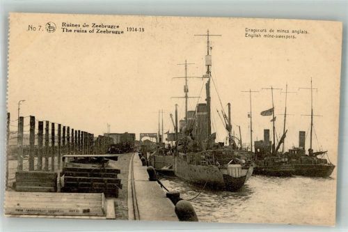 Zeebrugge Hafen English mine-sweepers
