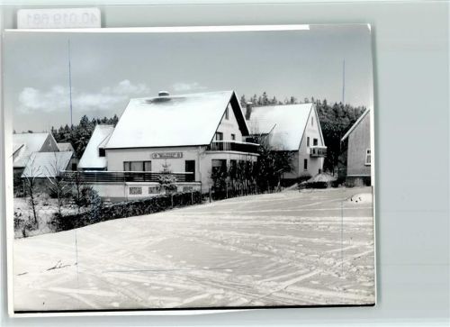 33181 W4798 Bleiwäsche FOTO KEINE AK Haus Waldwinkel Winter