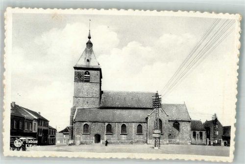Tubize Foto AK Kirche
